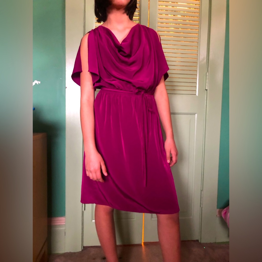 Silky flowy dress